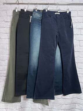 NWT Mavi Women's Jeans Lot of 4 Size 27 29 Mid Rise Skinny Corduroy Denim Bundle